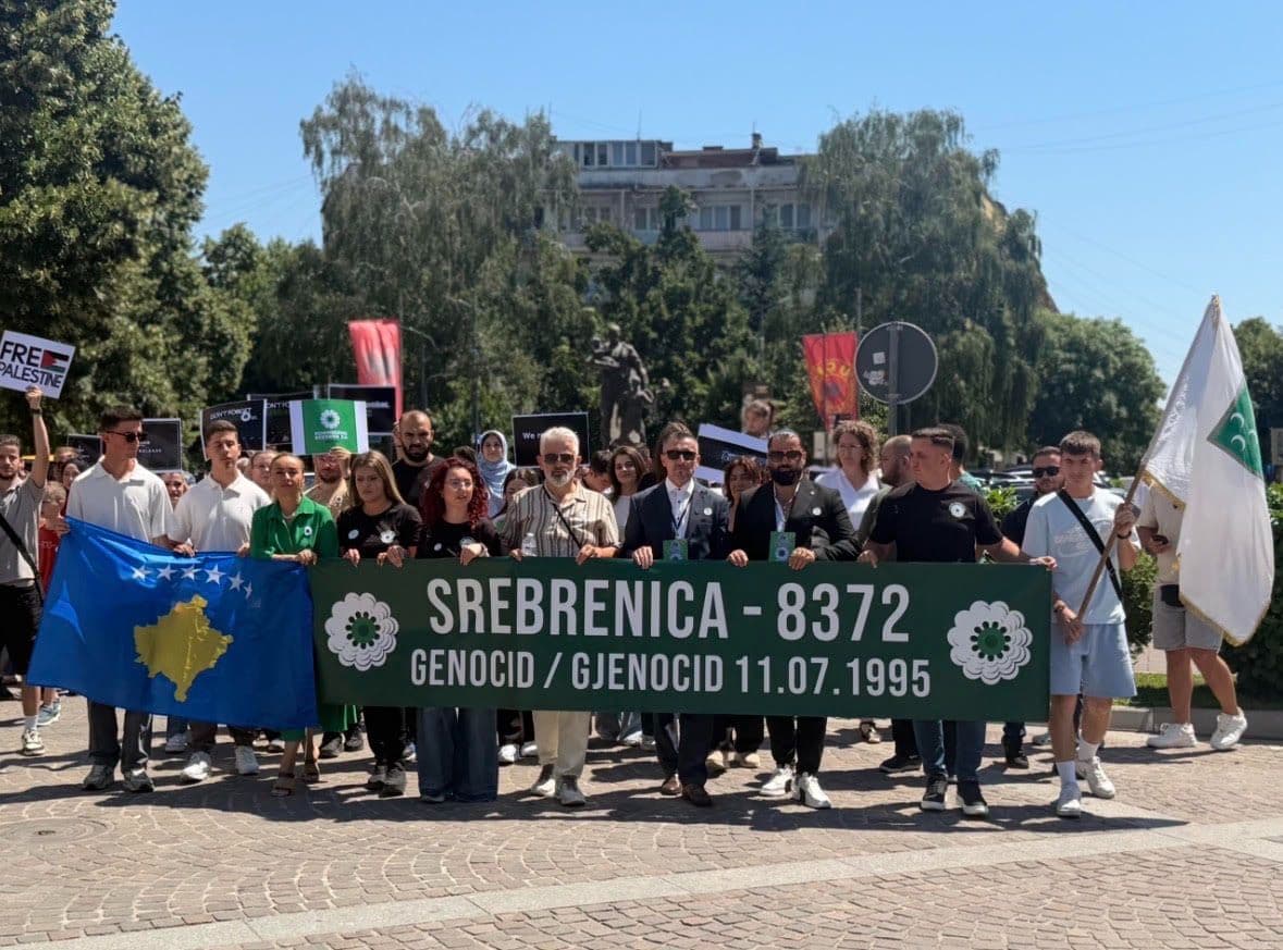 Kosovo Bosniaks Hold March for Srebrenica Remembrance